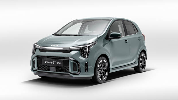 2024 Kia Picanto GT-Line front 3/4