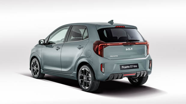 2024 Kia Picanto GT-Line rear 3/4
