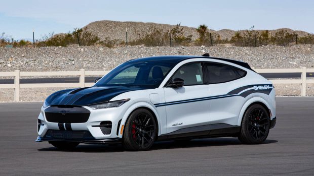 2023 Shelby Mach-E GT front 3/4 static