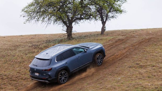 2023 Mazda CX-50 climbing steep ascent