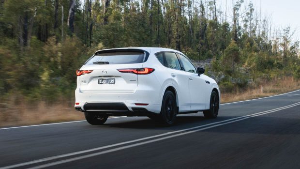 Mazda CX-60 P50E Azami SP 2023 rear 3/4 driving