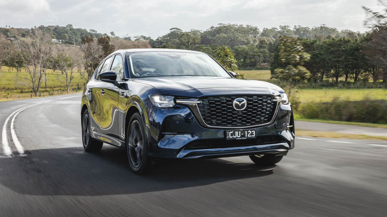 Mazda CX-60 P50E GT 2023 driving front