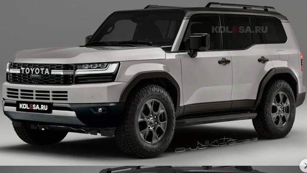 2024 Toyota Prado render from Kolesa.ru