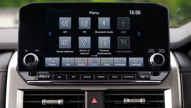 2024 Mitsubishi Triton flagship trim centre touchscreen