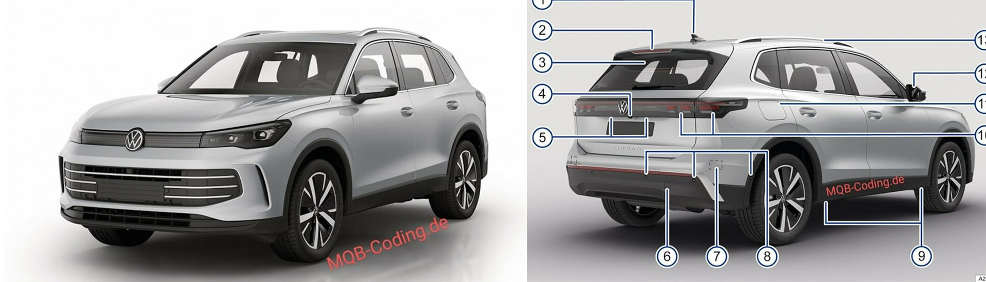 New Volkswagen Tiguan leaked! Images of new-generation midsize SUV appear  online - Chasing Cars
