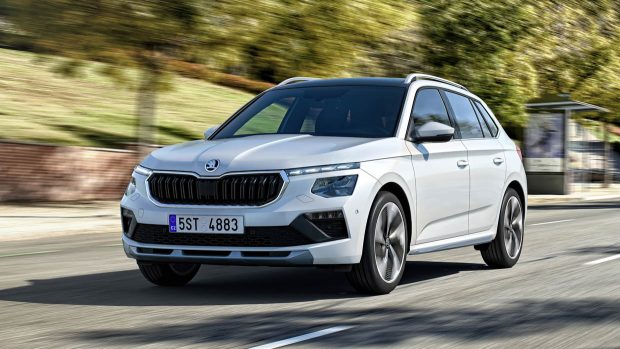 2024 Skoda Kamiq front 3/4 driving shot