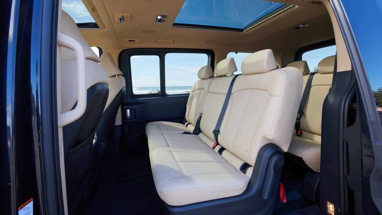 Hyundai Staria Highlander diesel 2021 rear seats