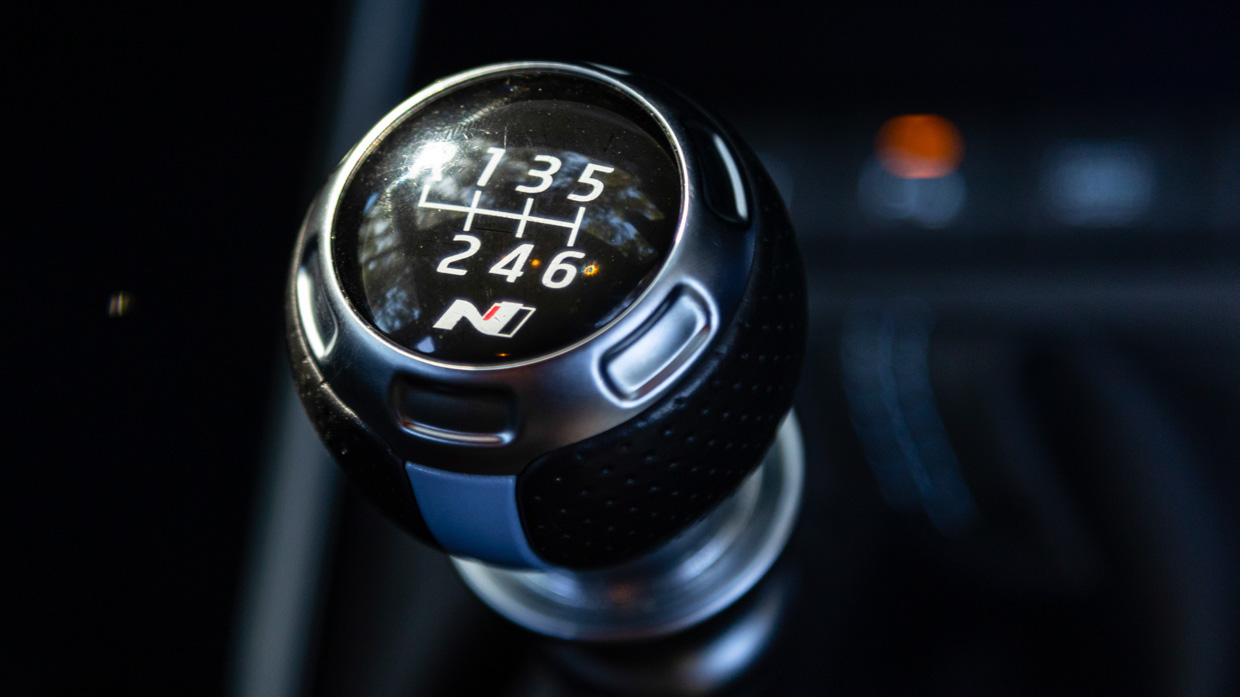 Hyundai i20N 2023 hill climb shifter