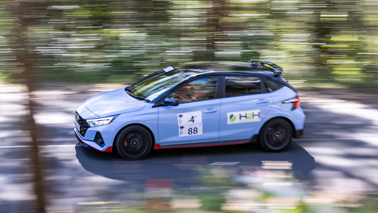 Hyundai i20N 2023 hill climb