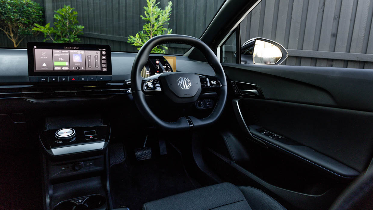 2023 MG4 interior wide shot (Excite seats)