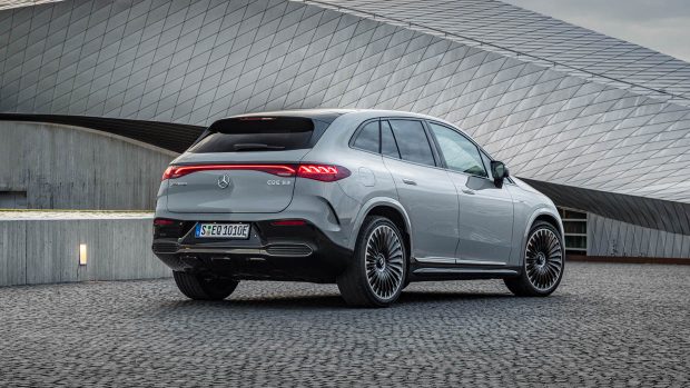 2024 Mercedes-AMG EQE 53 SUV rear 3/4 static