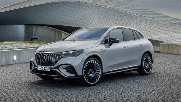 2024 Mercedes-AMG EQE 53 front 3/4 static shot