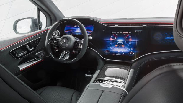 2024 Mercedes-AMG EQE 53 SUV interior hyperscreen 2