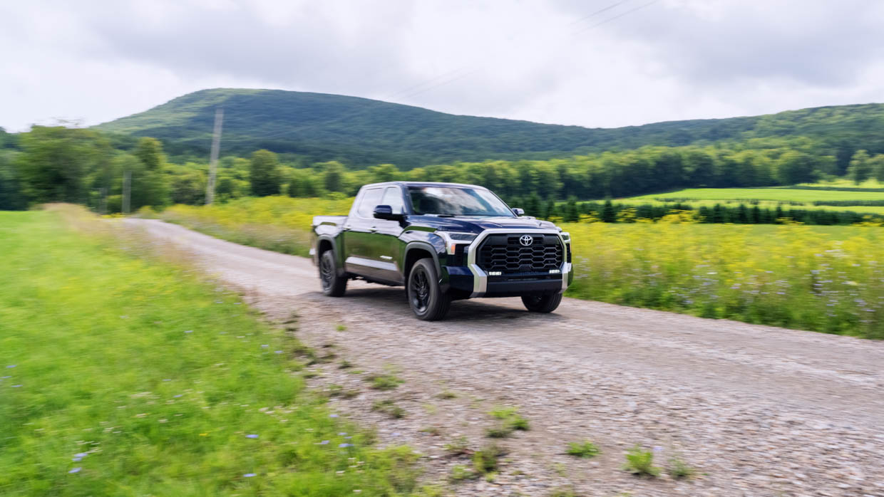 Toyota Tundra Limited Hybrid 2023 driving front 2