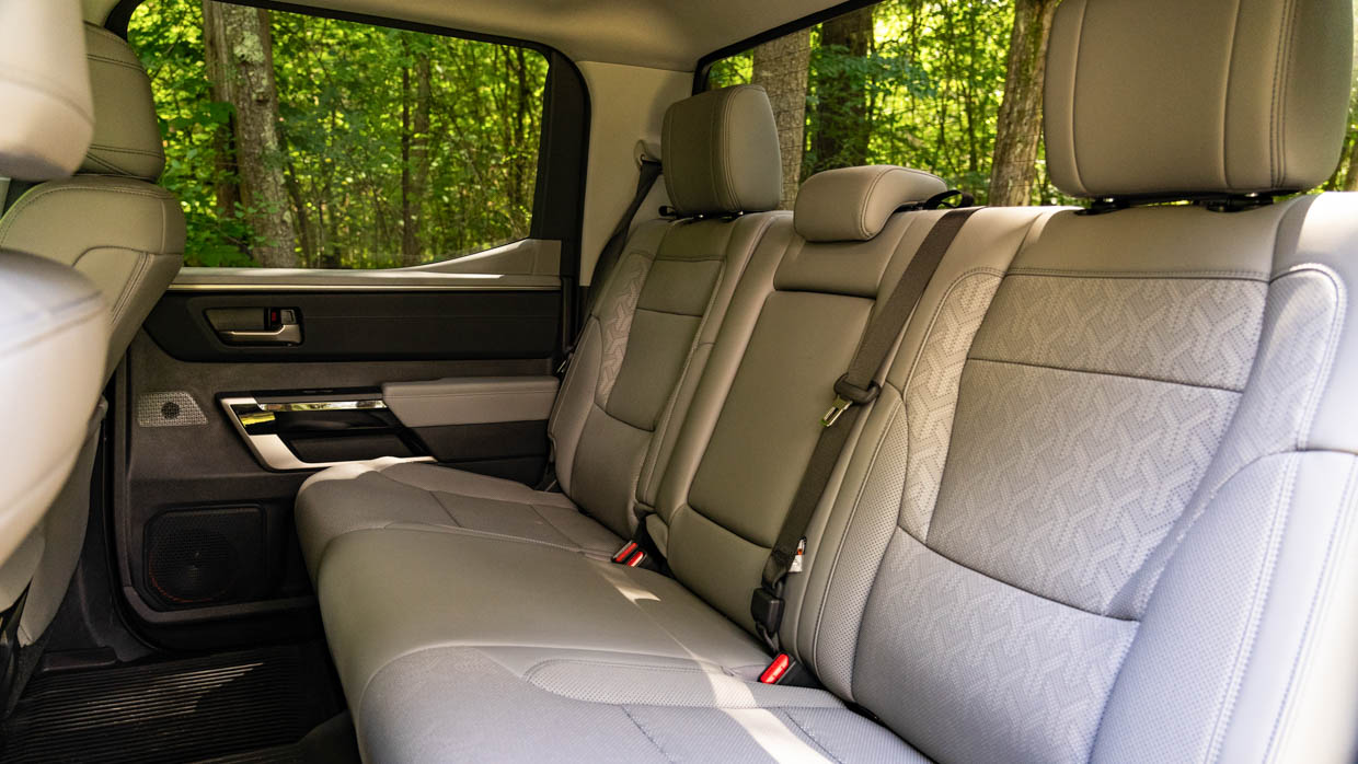 Toyota Tundra Limited Hybrid 2023 interior back seat
