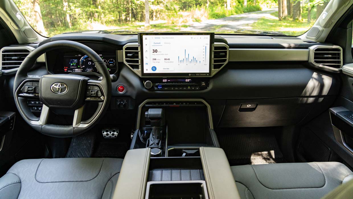 Toyota Tundra Limited Hybrid 2023 interior front