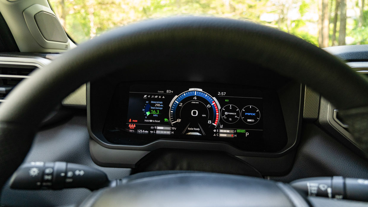 Toyota Tundra Limited Hybrid 2023 interior digital dash