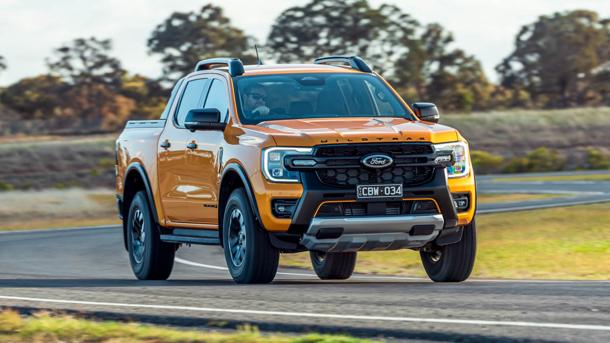 Ford Ranger Wildtrak X 2023 front 3/4 track