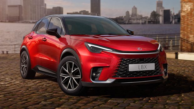 Lexus LBX 2024 front 3/4