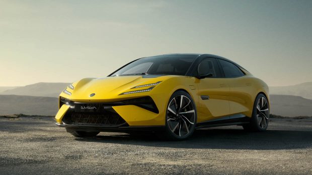 2024 Lotus Emeya front 3/4 static 2
