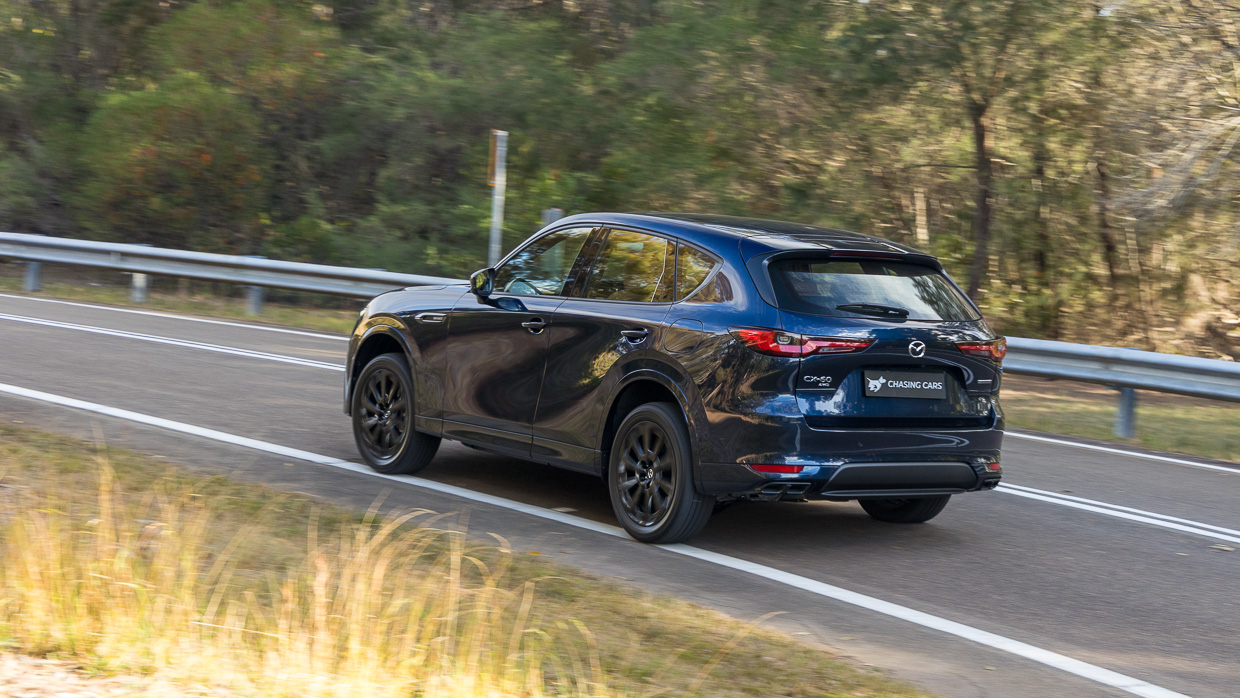 Mazda CX-60 D50e Azami 2023 driving rear 3