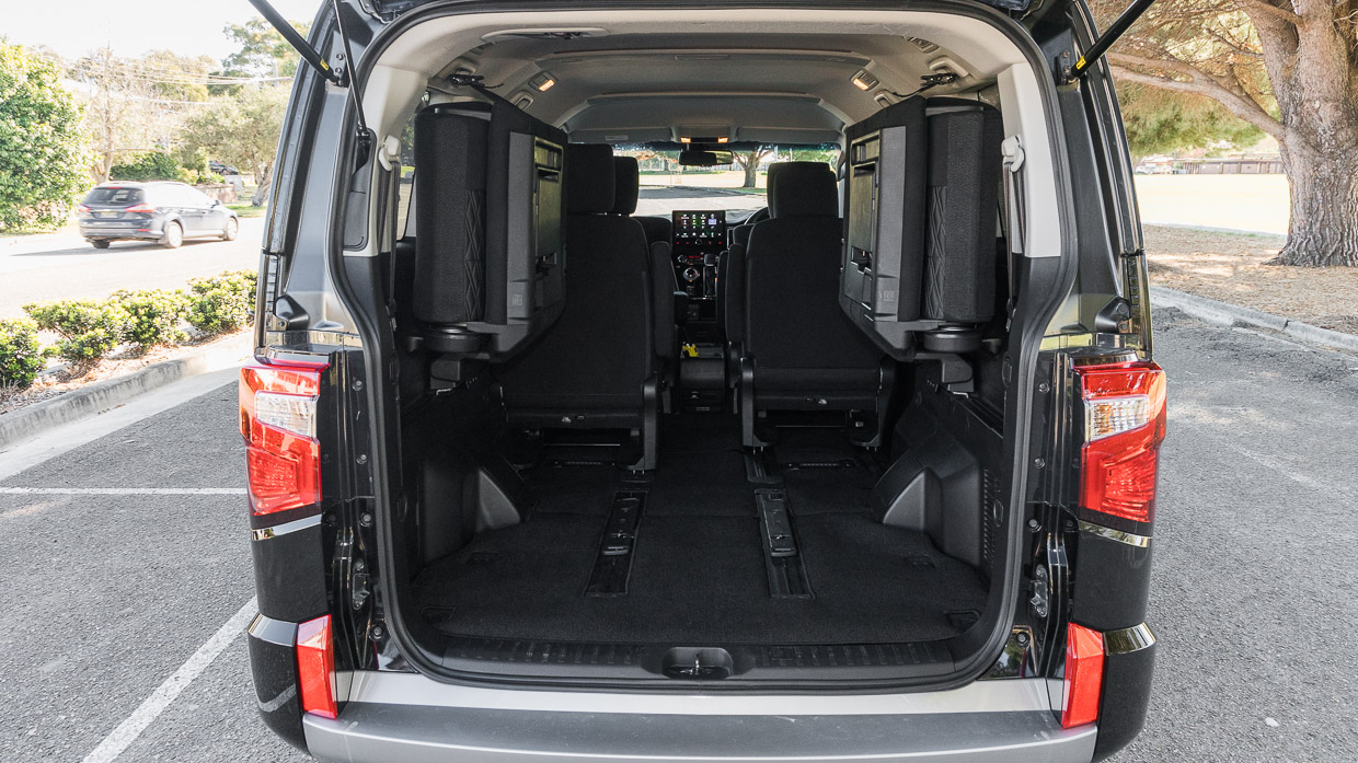 Mitsubishi Delica 2021 interior boot