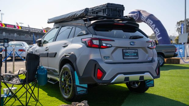 2023 Subaru Crosstrek Enhance Instruments belief rear 3/4 portray