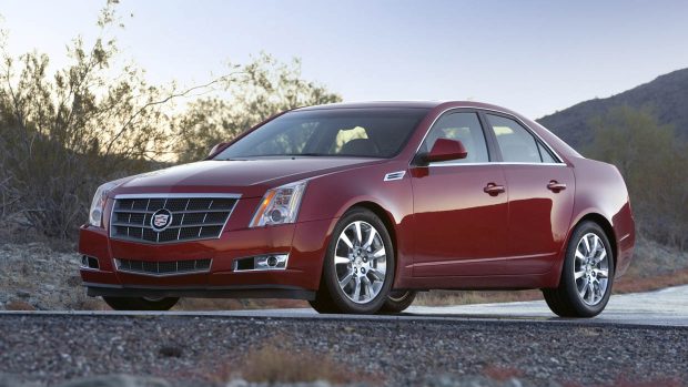 2008 Cadillac CTS red