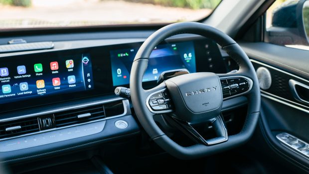 Chery Tiggo 7 Pro 2023 interior dash and wheel