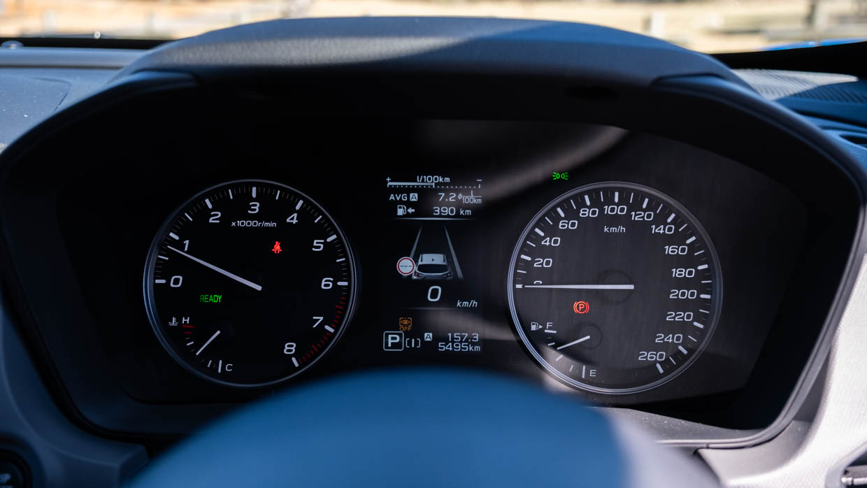 2023 Subaru Crosstrek Hybrid S instrument cluster