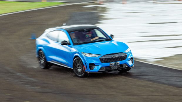 Ford Mustang Mach-E GT 2023 driving