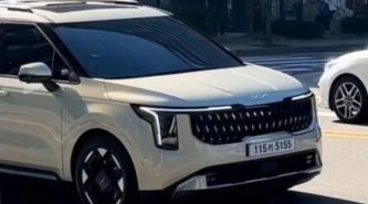 Is this the new Kia Carnival hybrid? Pictures reveal first look at facelifted people mover