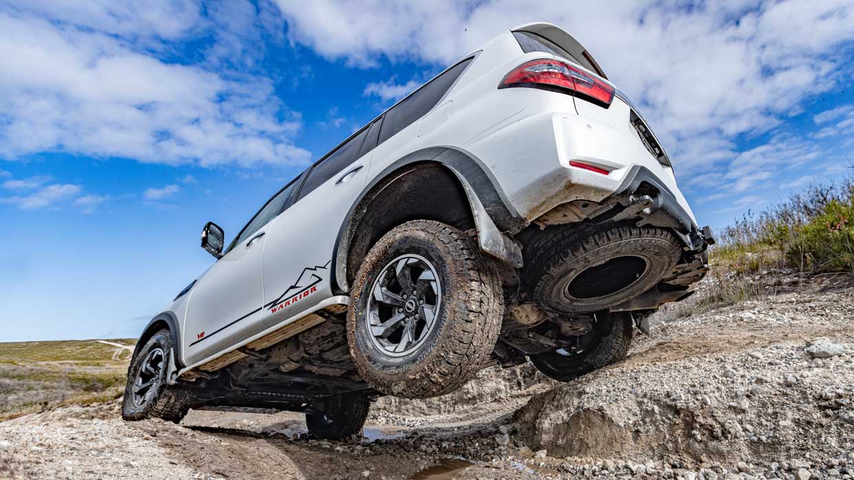 Nissan Patrol Warrior 2024 in air
