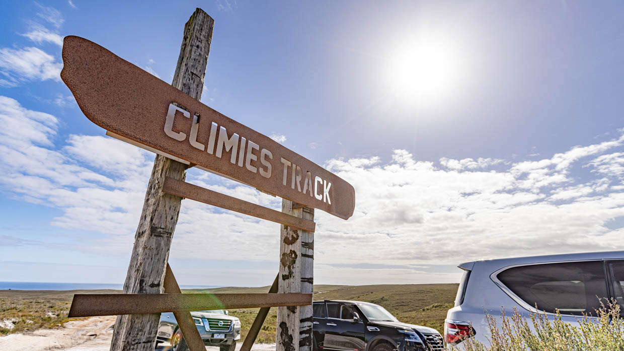 Nissan Patrol Warrior 2024 Climies Track sign