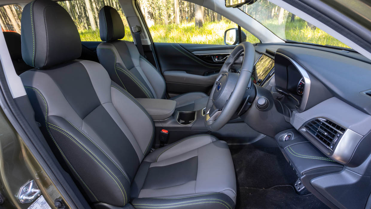 Subaru Outback Sport XT 2023 interior front seats