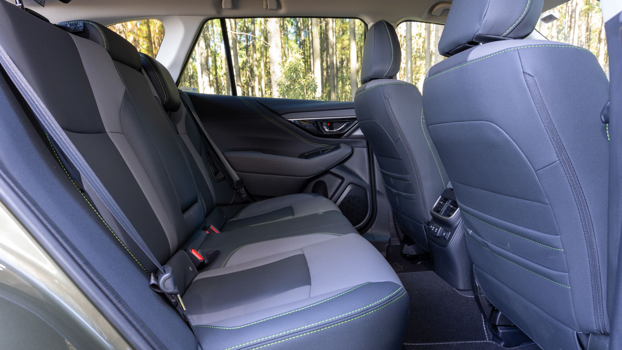 Subaru Outback Sport XT 2023 interior back seats