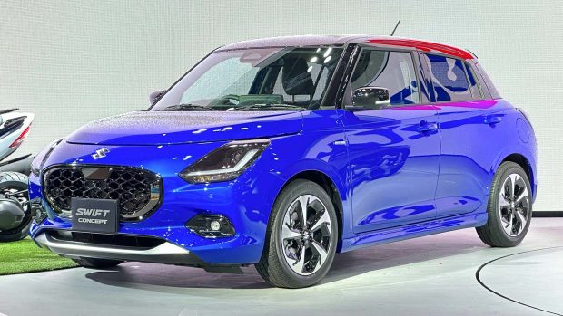 Next-generation Suzuki Swift unveiled at Japan Mobility Show 5 Tokyo Mobility Tell 2023 - Suzuki Swift thought front 3/4