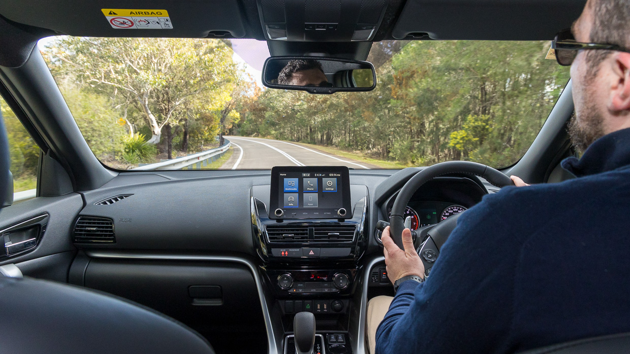 Mitsubishi Eclipse Cross LS Black Edition 2023 driving interior 2