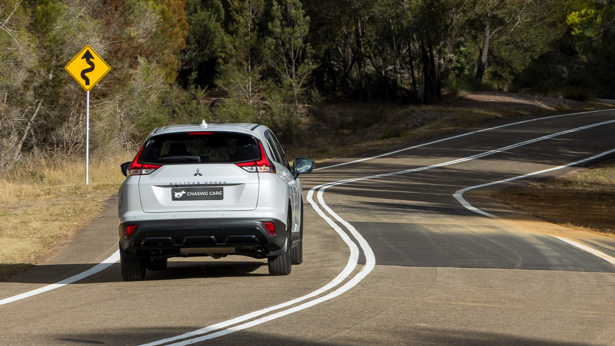 Mitsubishi Eclipse Cross LS Black Edition 2023 driving rear 3