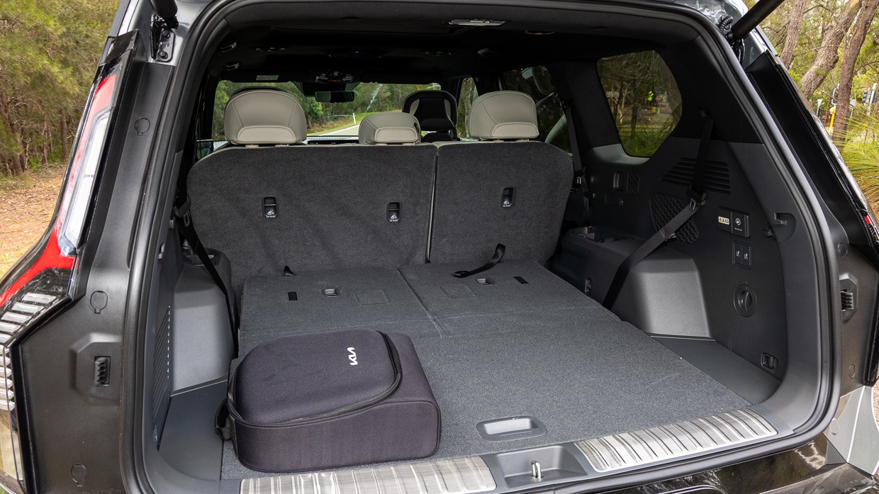 Kia EV9 GT-Line 2024 interior boot