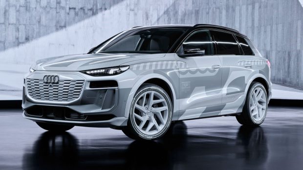 Audi Q6 E-tron front 3/4