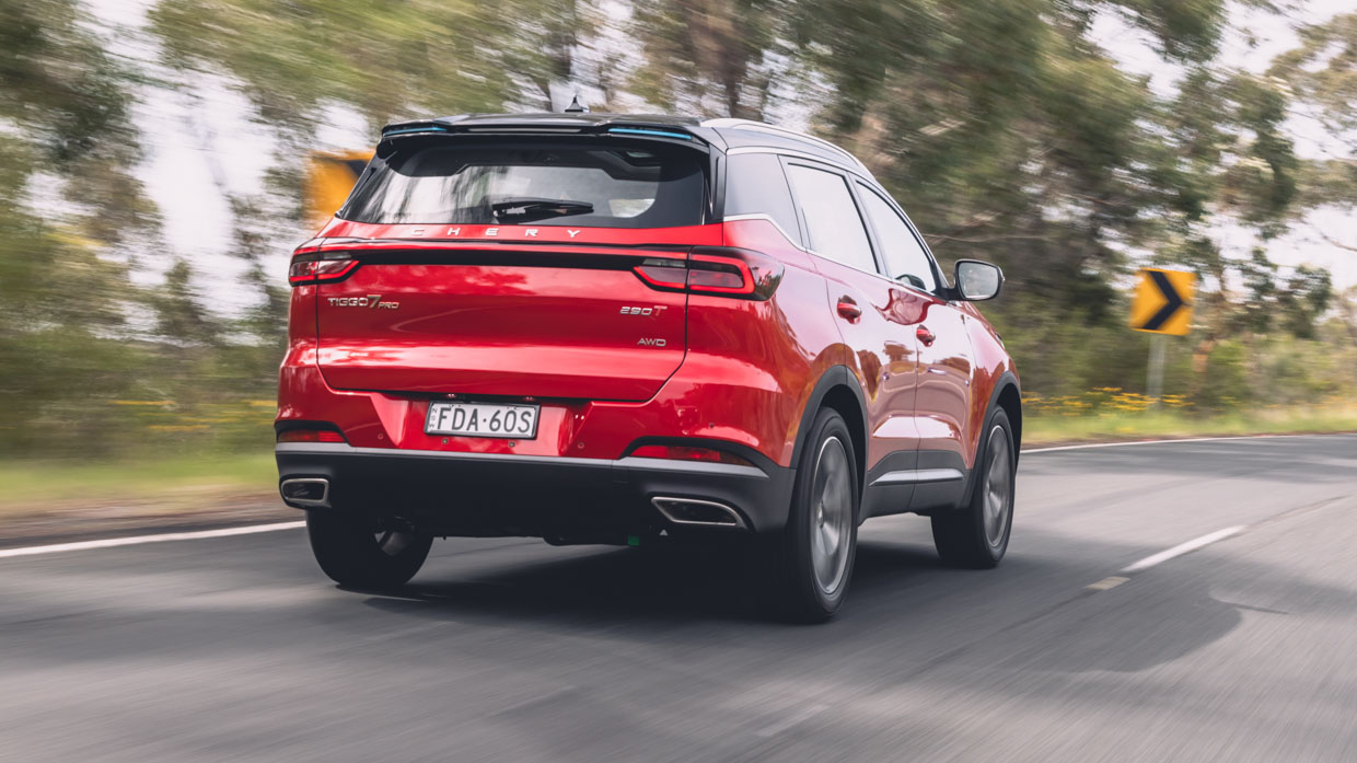 Chery Tiggo 7 Pro 2024 rear driving