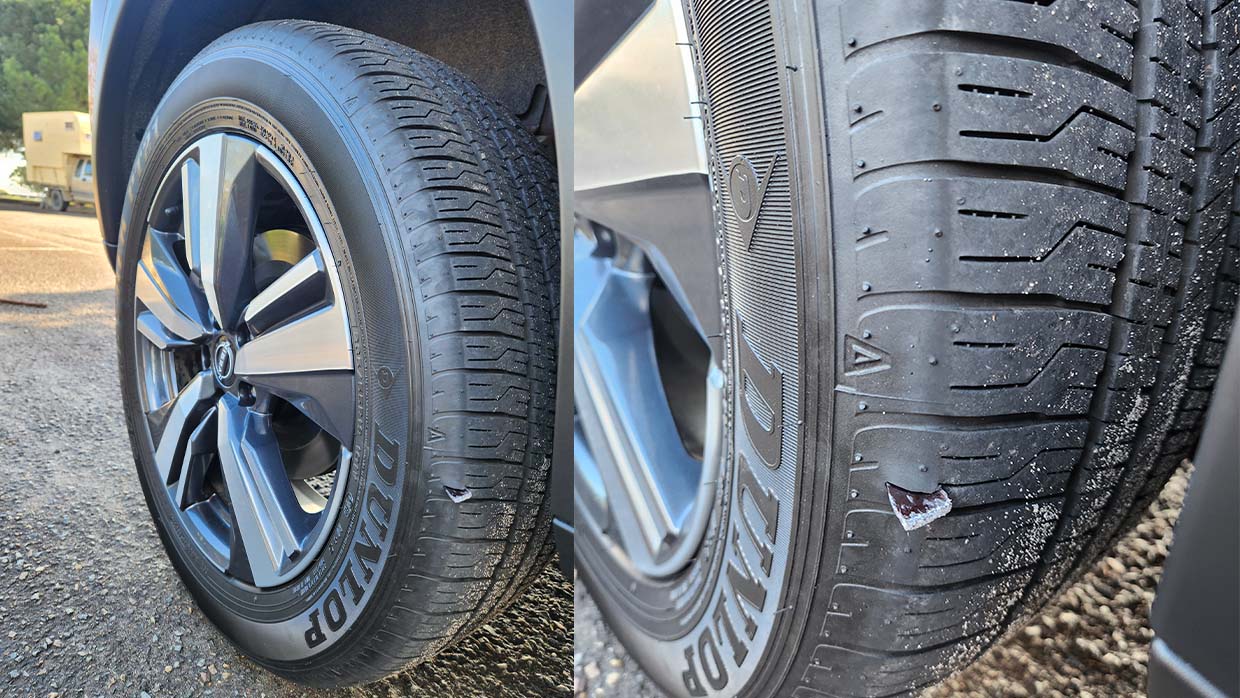 Nissan X-Trail Ti E-Power LT 2023 puncture