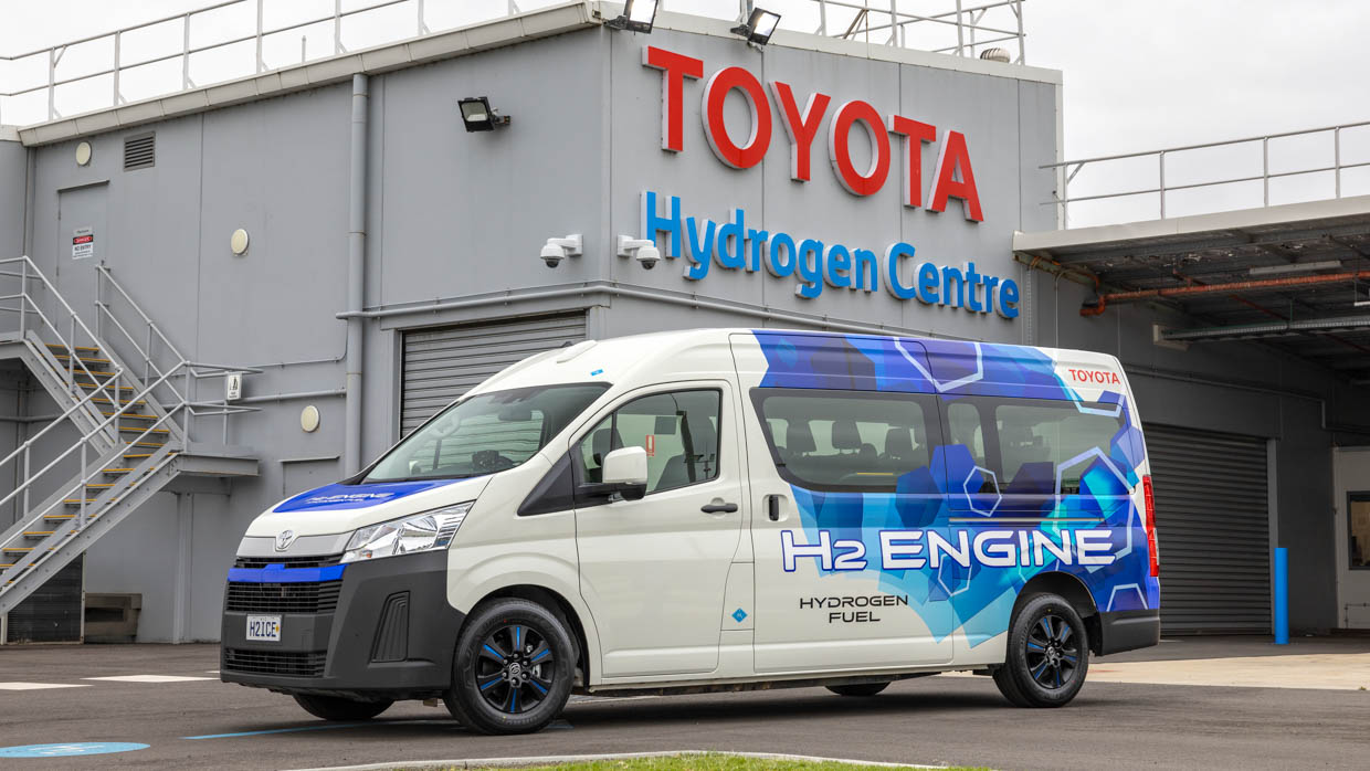 Toyota Hiace hydrogen prototype 2023