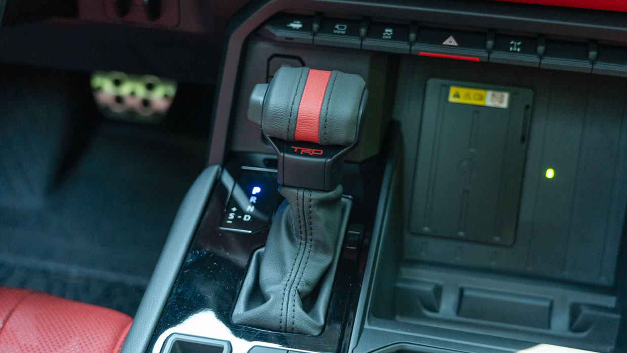 Toyota Tundra TRD 2023 interior shifter
