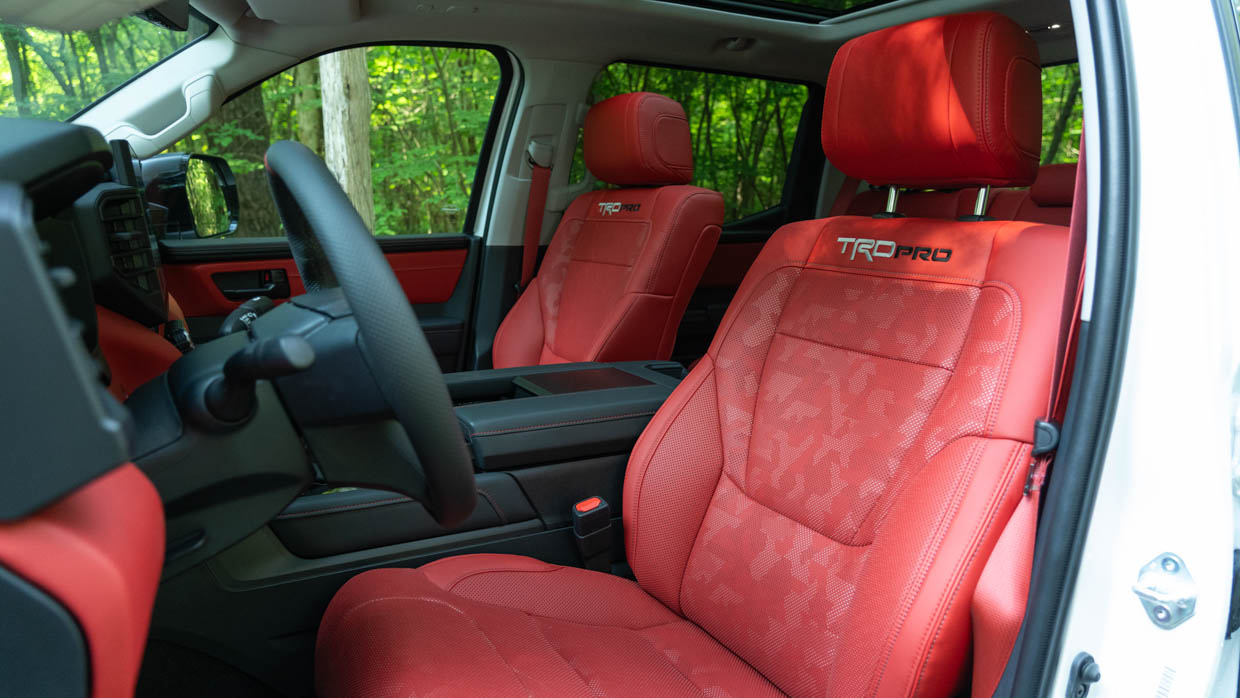 Toyota Tundra TRD 2023 interior front seats