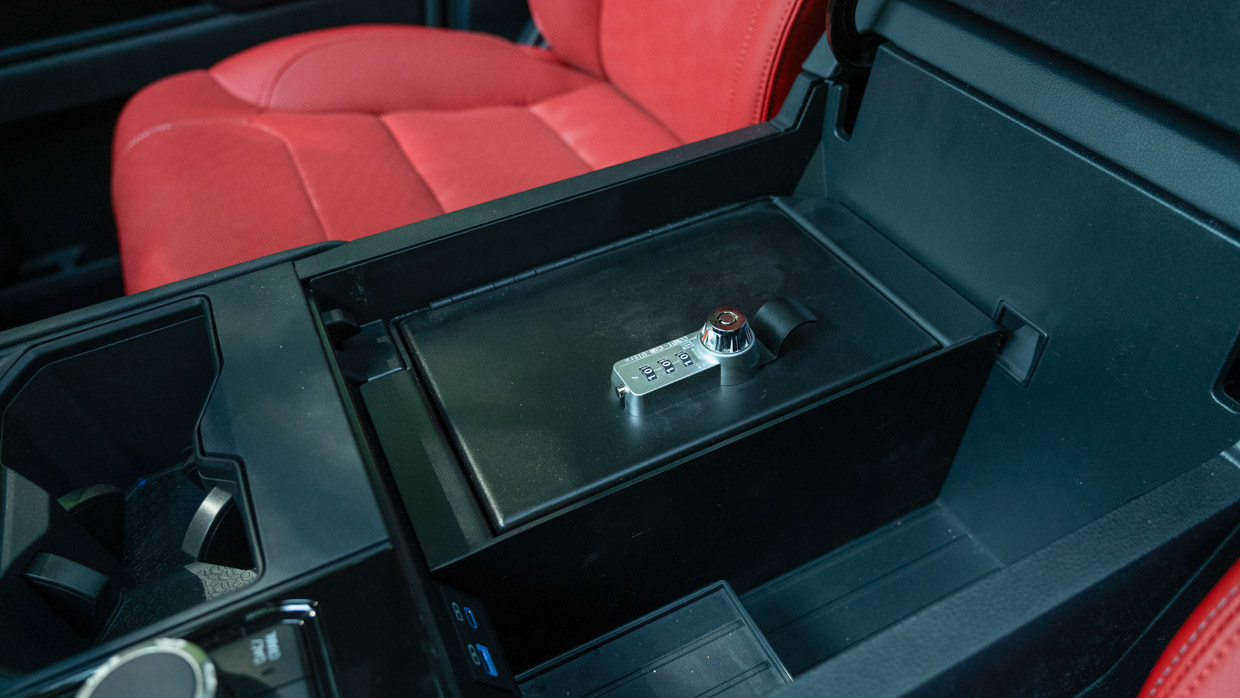 Toyota Tundra TRD 2023 interior lock box