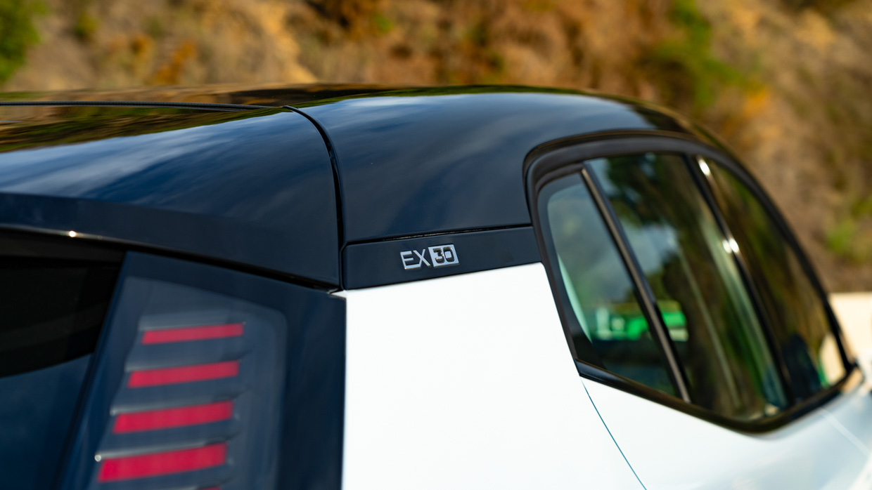 Volvo EX30 2023 badge