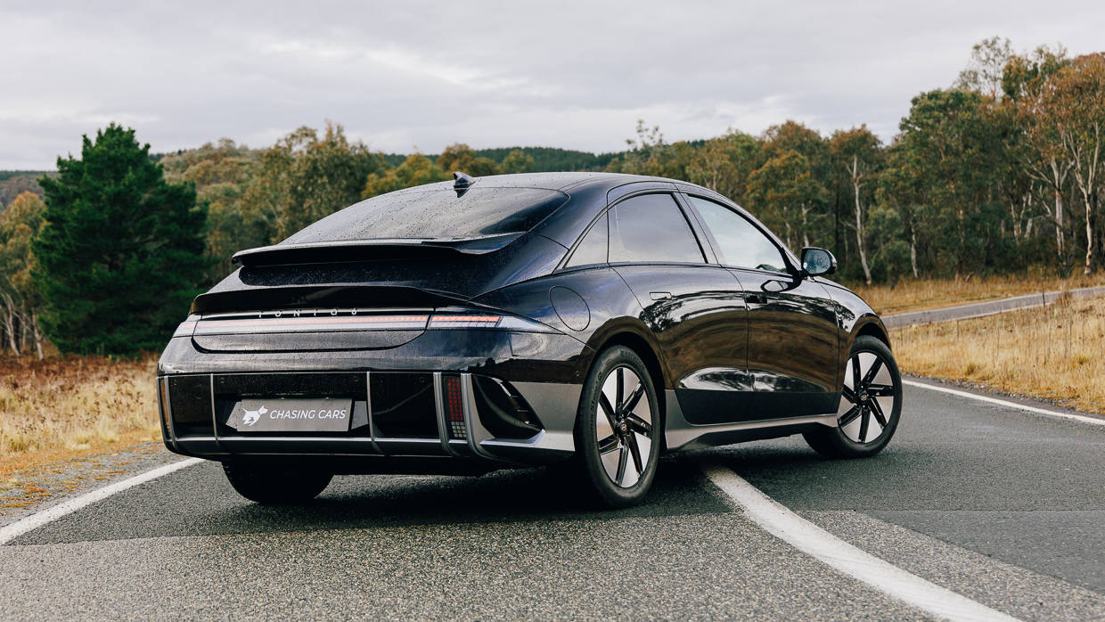 Hyundai Ioniq 6 Chasing Autos Car of the Year 2023 rear 3/4