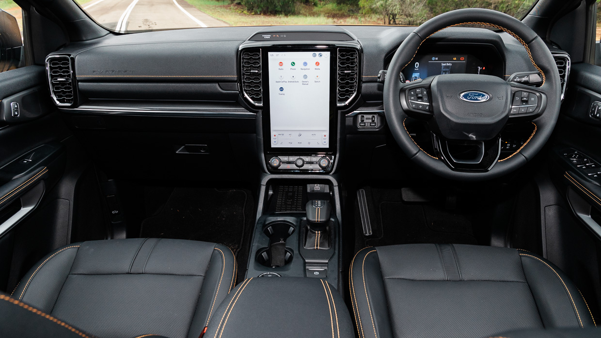 Ford Everest Wildtrak 2024 interior 2